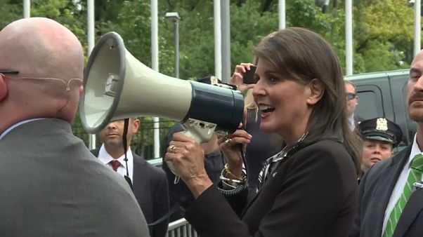 Nikki Haley: "Seguiremos luchando hasta que Maduro se vaya" Nikki Haley: "Seguiremos luchando hasta que Maduro se vaya"