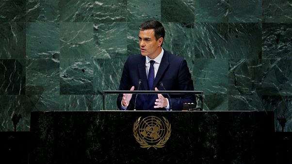Sánchez rechaza en la ONU los mensajes nacionalistas y excluyentes Sánchez rechaza en la ONU los mensajes nacionalistas y excluyentes