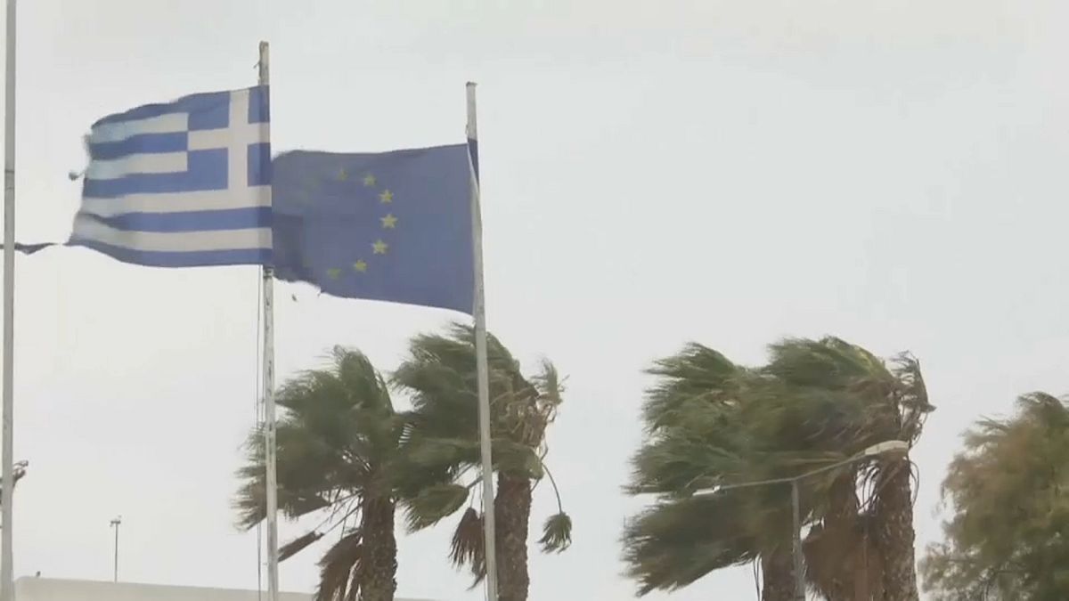Hurrikan "Sorbas" bedroht Griechenland