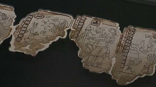 Thousand year old Mayan-style text goes on display in Mexico City