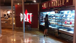 A Pret A Manger restaurant. 