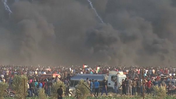 Протесты в секторе Газа: погибшие и раненые Протесты в секторе Газа: погибшие и раненые