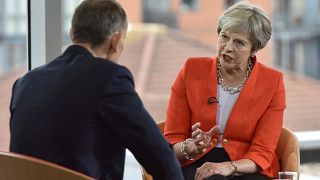 Theresa May interviewée par Andrew Marr pour la BBC