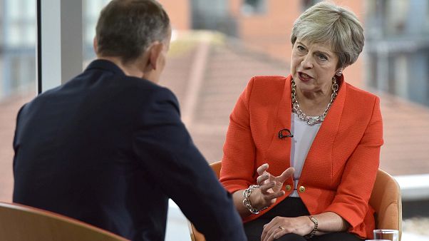 Theresa May interviewée par Andrew Marr pour la BBC Theresa May interviewée par Andrew Marr pour la BBC
