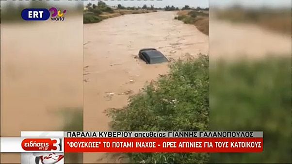 Hatalmas pusztítást végzett a Zorba ciklon Görögországban Hatalmas pusztítást végzett a Zorba ciklon Görögországban