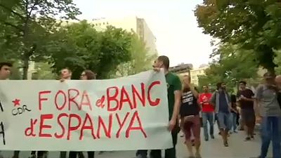 Bloqueos en Cataluña en el primer aniversario del 1-O