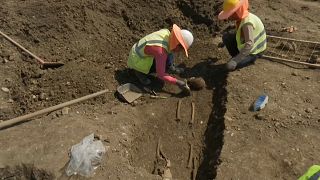 Watch: Pipeline construction workers find dozens of ancient sites in Albania