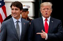 Trump e Trudeau otimistas com novo acordo comercial