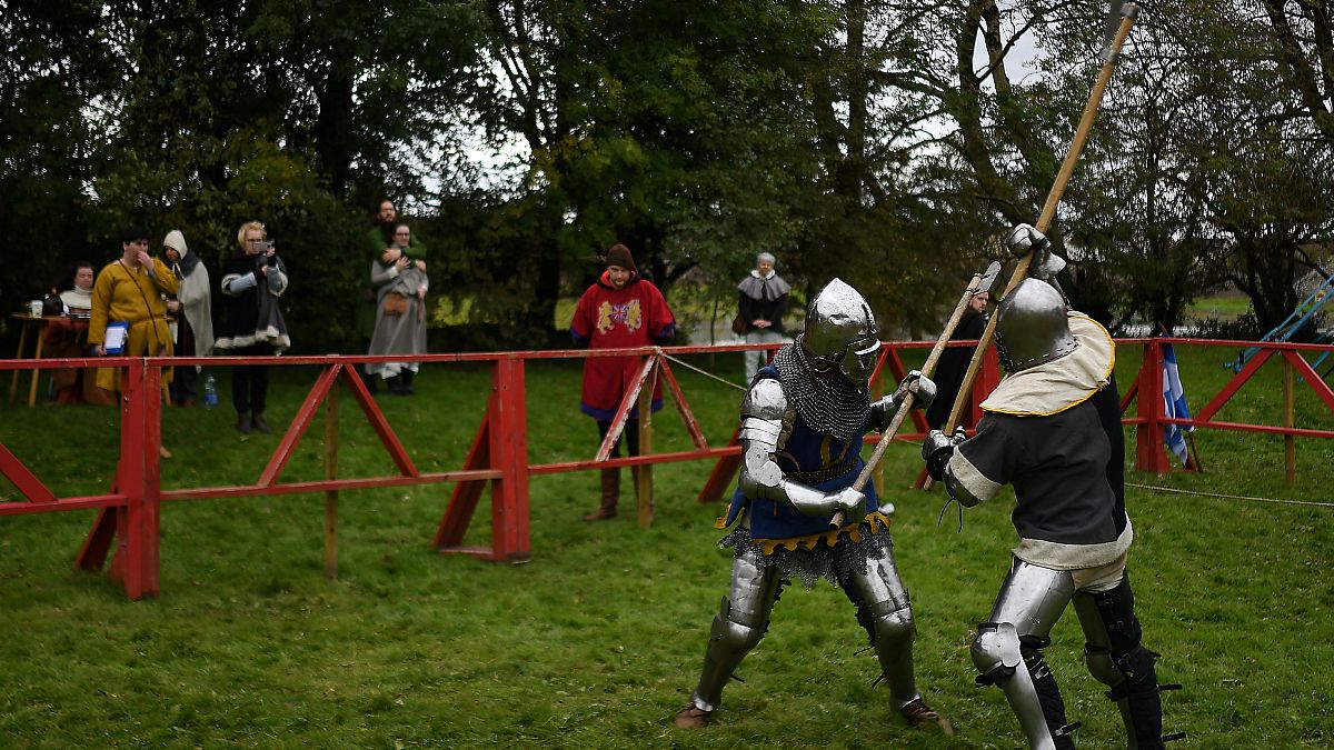 Watch: Irish village is transformed into a medieval battlefield