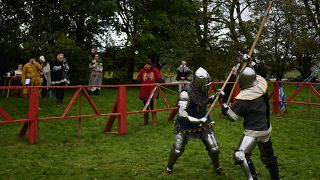 Watch: Irish village is transformed into a medieval battlefield