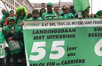 Bélgica en huelga contra la reforma del sistema de pensiones