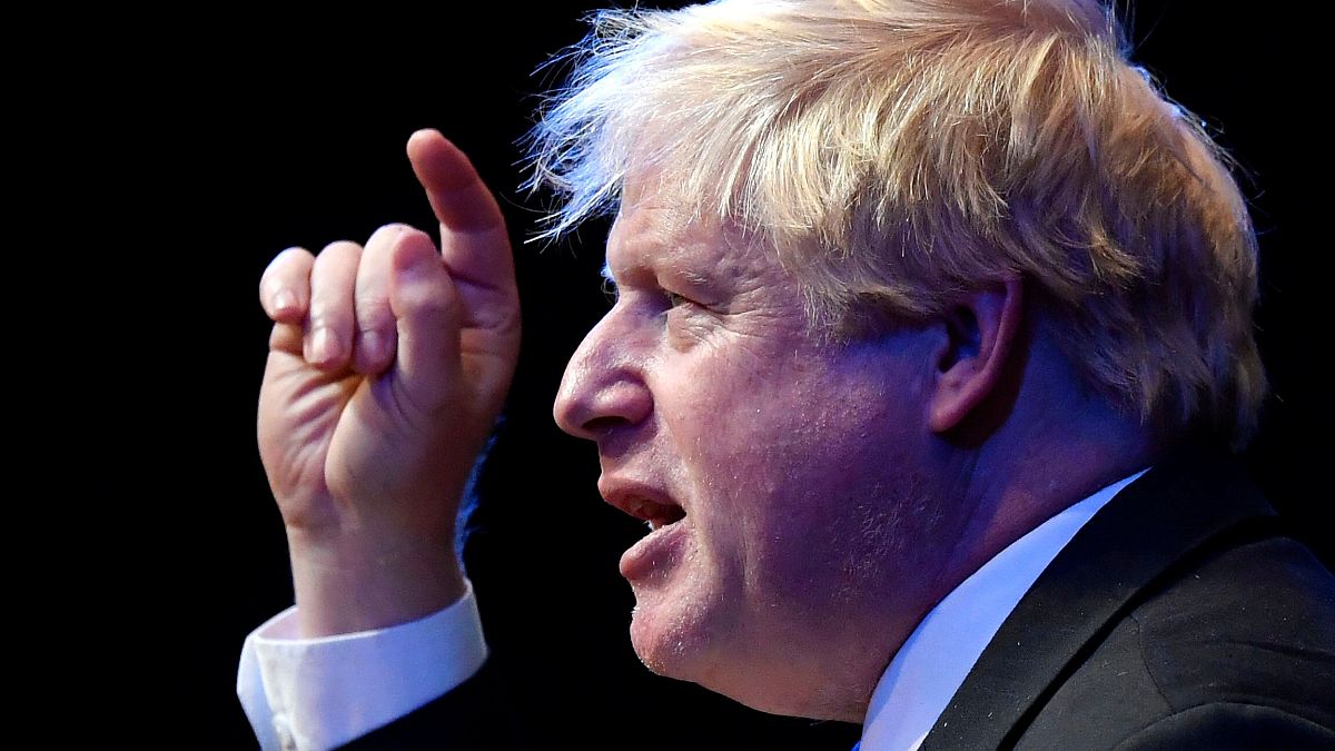 Boris Johnson tears down May's Chequers Brexit plan in conference speech