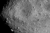 Picture of the Ryugu asteroid taken on July 20, 2018.