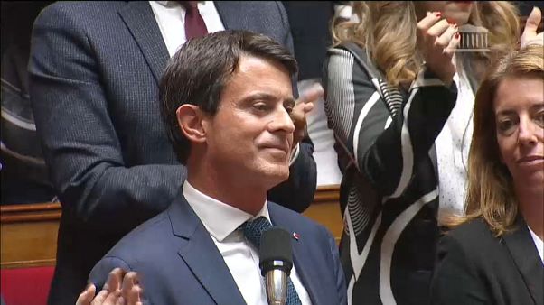 Manuel Valls à l'assemblée nationale française Manuel Valls à l'assemblée nationale française