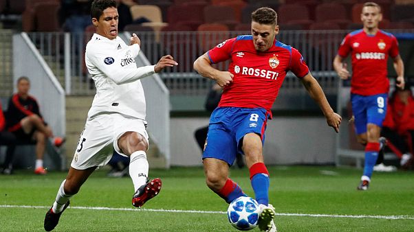 Nikola Vlašić assina o único golo do CSKA-Real Madrid Nikola Vlašić assina o único golo do CSKA-Real Madrid