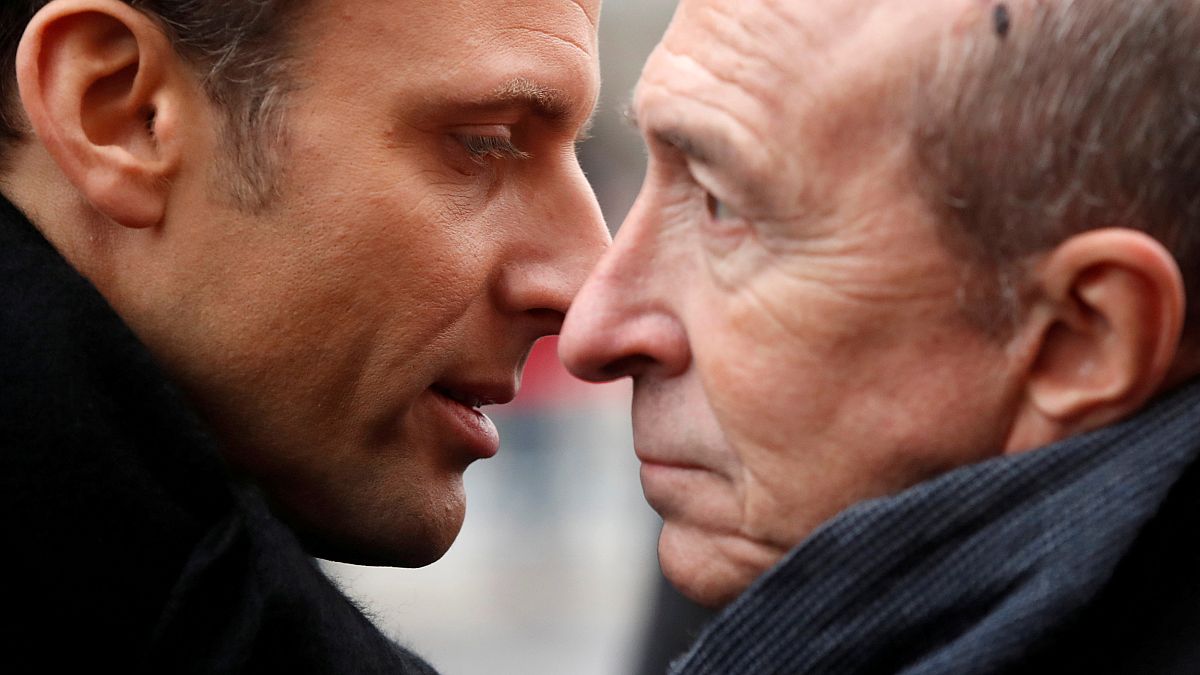 Emmanuel Macron et Gérard Collomb