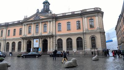 Η έδρα της Σουηδικής Ακαδημίας στη Στοκχόλμη