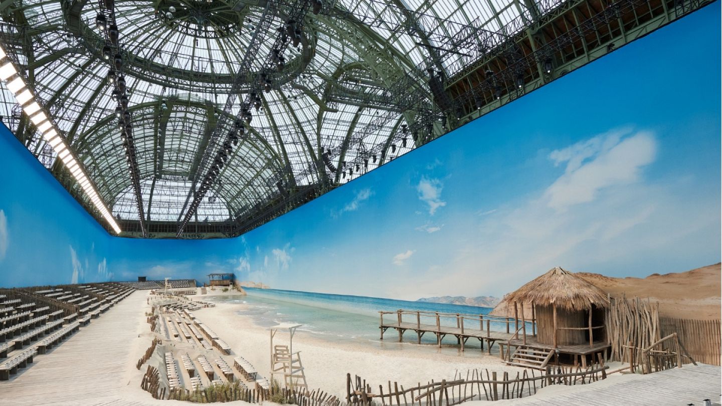 Chanel Turned the Grand Palais Into a Beach for Fashion Week
