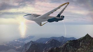 So könnte das Flugzeug der Zukunft aussehen