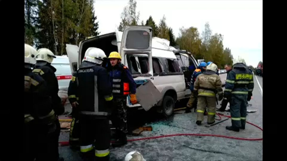 Két busz ütközött Oroszországban