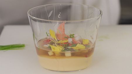Michelin-starred chef Thierry Voisin shares his Soy Milk Cream Poultry Tiramisu recipe with "Taste"