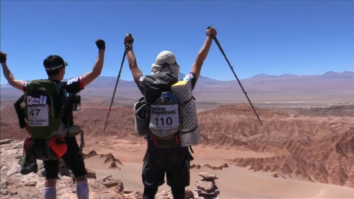 A difícil maratona no deserto de Atacama