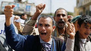 محتجون في صنعاء