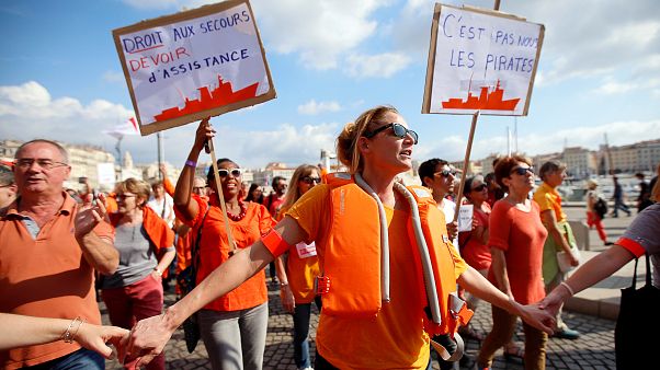 Franceses pedem regresso do Aquarius Franceses pedem regresso do Aquarius