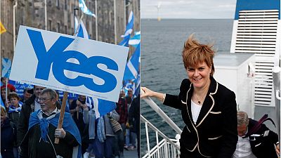 Milhares apoiam independência na Escócia 