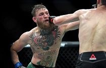 On and offstage brawls erupt after Khabib beats McGregor in UFC fight