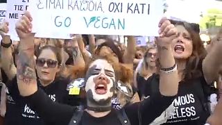 Διαδήλωση στην Αθήνα για τα δικαιώματα των ζώων