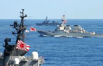 البحرية اليابانية تنسحب من تمارين دولية بسبب "علم الشمس الساطعة"