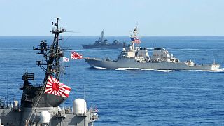 البحرية اليابانية تنسحب من تمارين دولية بسبب "علم الشمس الساطعة"