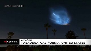 Avec son Falcon 9, SpaceX illumine la nuit californienne