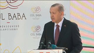 Erdoğan restore edilen Gül Baba Türbesi'nin açılışını yaptı