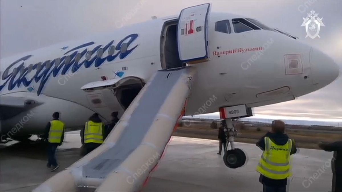 Самолёт выкатился за пределы ВПП в Якутске