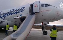 Самолёт выкатился за пределы ВПП в Якутске