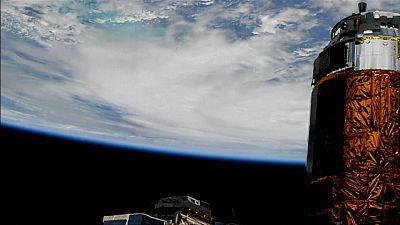 تصاویر ماهواره‌ای از طوفان سهمگین مایکل
