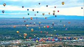'World's biggest' hot air balloon festival held in New Mexico