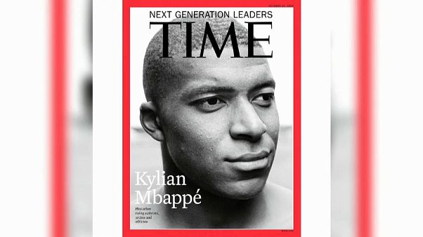 Kylian Mbappé en Une du Time Kylian Mbappé en Une du Time