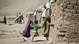 Herat'ta bir mülteci kampı