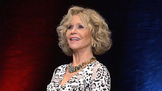 Jane Fonda, atriz e ativista, premiada no Festival Lumière