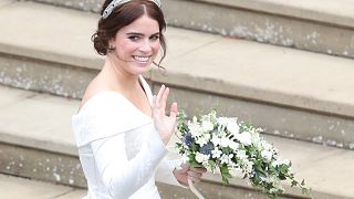 In pictures: Princess Eugenie weds in royal fanfare
