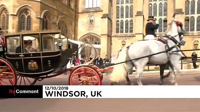 شاهد: زفاف الأميرة يوجيني حفيدة ملكة بريطانيا في قلعة وندسور