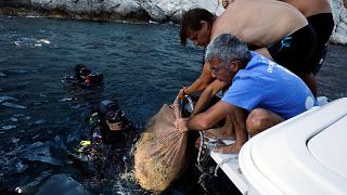 VİDEO: Arkeologlar denizaltında en az 58 gemi enkazı buldu