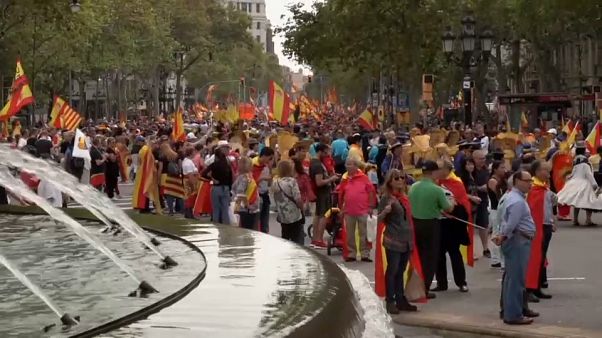 A Barcellona è festa ma è anche protesta A Barcellona è festa ma è anche protesta