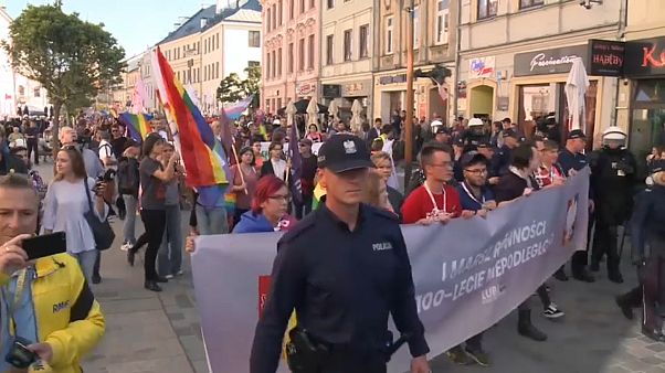 Pologne : une Gay Pride sous très haute surveillance Pologne : une Gay Pride sous très haute surveillance