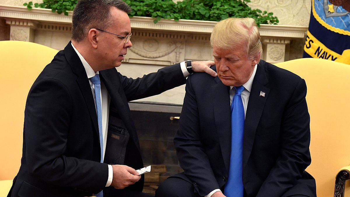 Released US Pastor in Turkey dispute meets with Donald Trump