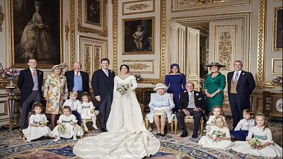 شاهد: الصور الرسمية لزفاف الأميرة أوجيني حفيدة الملكة إليزابيث الثانية