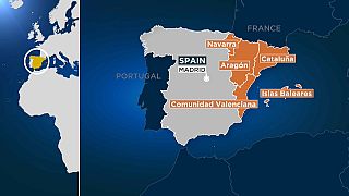 Diez provincias españolas en alerta naranja ante la llegada de "Leslie"